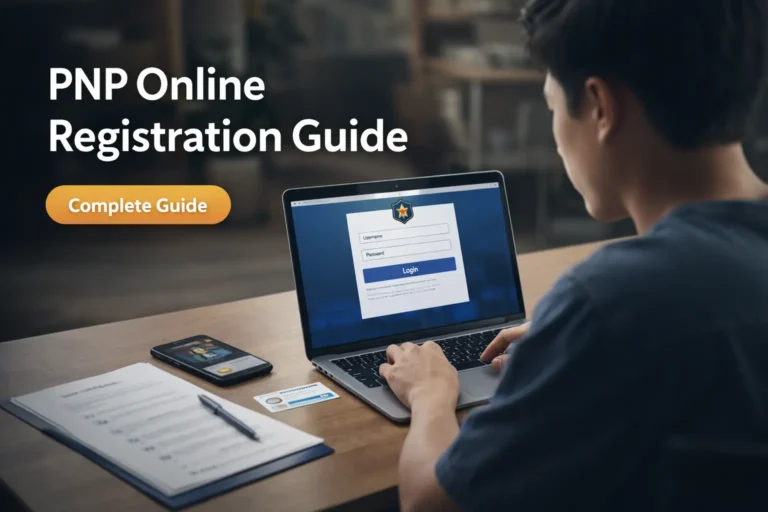 PNP Online Registration Police Clearance