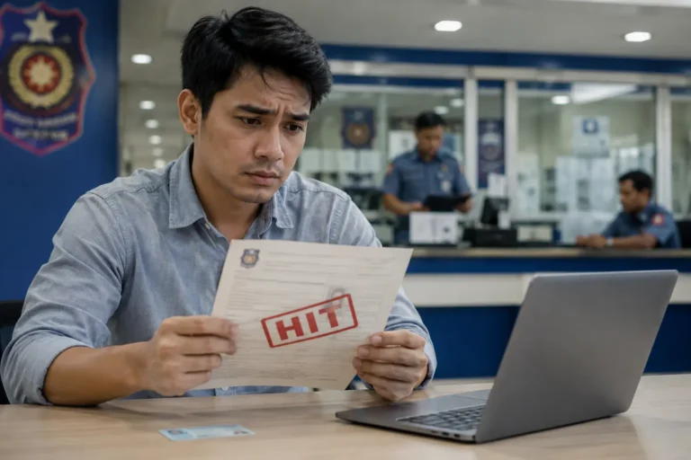 Fix Hit Status Police Clearance Philippines